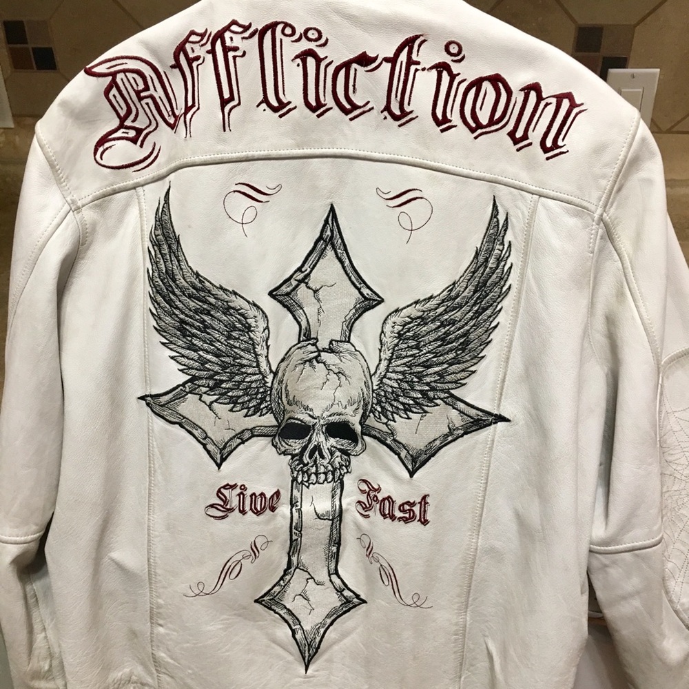 Men’s Affliction Leather Jacket